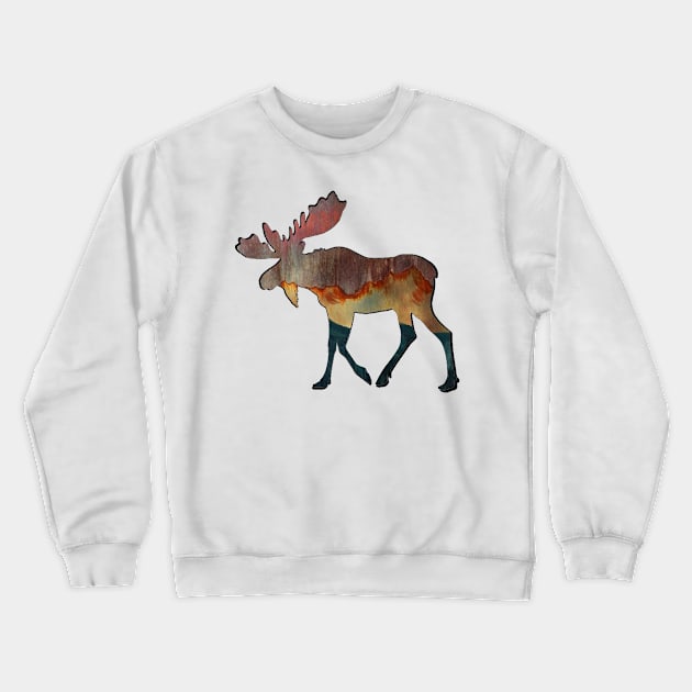 Moose Love Crewneck Sweatshirt by AROJA